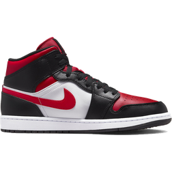Nike Air Jordan 1 Mid - Black/White/Fire Red