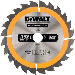 Dewalt DT1930 Circular Construction 24 Teeth 152x20 mm Saw Blade