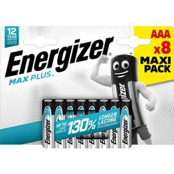 Energizer Max Plus AAA-batteri Alkali-mangan 1.5 V 8 stk