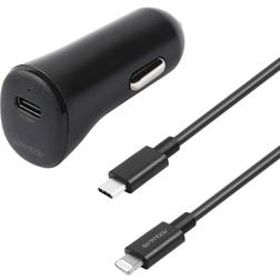 Essentials biloplader 20W USB-C til Lightning-kabel