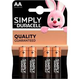 Duracell AA Batterier (Alkaline) 4-Pack