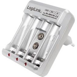 LogiLink Battery charger for Ni-MH/Ni-Cd AA/AAA/9V accumulators