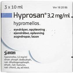 Hyprosan 3,2 mg/ml Øjendråber, opløsning 30ml
