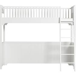 Oliver Furniture Seaside Loft Bed 90x200cm White Børnesenge Birk