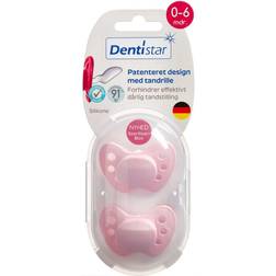 Dentistar Pacifier Silicone 0-6 M