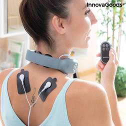 InnovaGoods Genopladeligt massageapparat til nakken med fjernbetjening Nekival