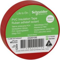 Schneider Electric PVC isoleringstape 19 20 m rød