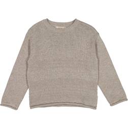 Wheat Knit Pullover Gunnar - Warm Gray Melange