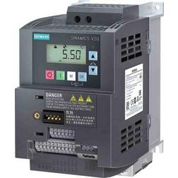 Siemens Sinamics V20 1ac200-240v-15/ 10% 47-63hz Nominel Power 1.1 Kw Med 150% Overload For 60 Sek, Integrer