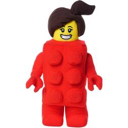 Manhattan Toy Lego Minifigure Brick Suit Girl 13" Plush Character