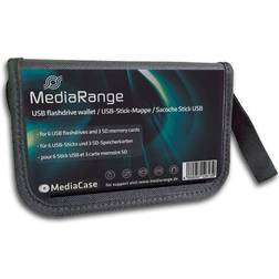 MediaRange USB Wallet, til USB Sticks, SD kort