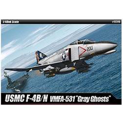 Academy USNV F-4N VMFA- 531 Gray Ghosts