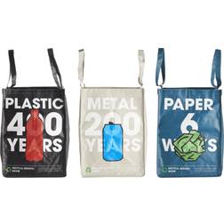 DAY Waste Sorting Bags with Print 3pcs
