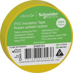 Schneider Electric PVC isoleringstape 19 20 m gul