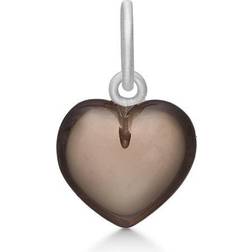 Frk Lisberg Heart Earrings - Silver/Grey