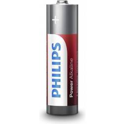Philips Power Alkaline LR6P4B/05, Engangsbatteri, AA, Alkaline, 1,5 V, 4 stk, Cd (cadmium) Hg (kviksølv) Pb (lead)