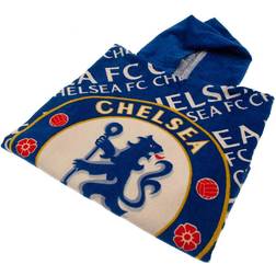 Chelsea FC Childrens/Kids Towelling Hooded Poncho