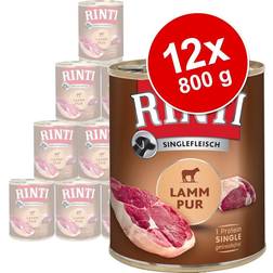 Rinti 6x800g Singlefleisch Exclusive Hest hundefoder