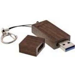 InLine USB Flash Drive 32GB USB3.0 Valnøddetræ (35063W)