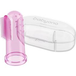 BabyOno Toothbrush with insets, pink 723