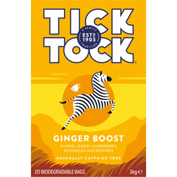 Tick Tock Ginger Boost Tea 20 påsear