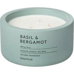 Blomus Fraga Candle 3 Wick 5" Basil Beramot Scent Scented Candle