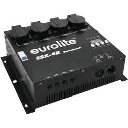 Eurolite 70064224, 4 kanaler, LED, Sort, Vekselstrøm, 230 V, 50 Hz