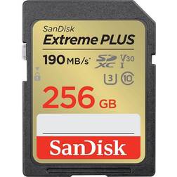 SanDisk Extreme PLUS flashhukommelseskort 256 GB