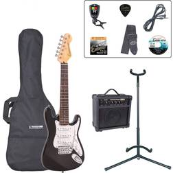 Encore 3/4 Size Electric Guitar Outfit Gloss Black