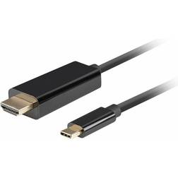 Lanberg USB C HDMI-kabel CA-CMHD-10CU-0010-BK