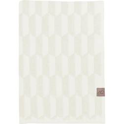 Mette Ditmer Geo Håndklæde Gæstehåndklæde Hvid (95x50cm)