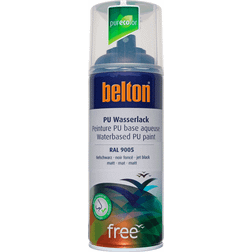Belton Free mat farvespray RAL 9005 dyb Lakmaling Sort 0.4L