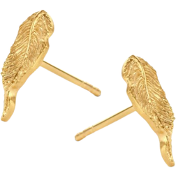 Spirit Icons Fall Ear Stud Earrings - Gold
