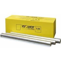 Isover Alu 2 (TapeLock rørskål) 60x30 mm. 1,2mtr. M/alu-folie. Max. 500°C Med tape