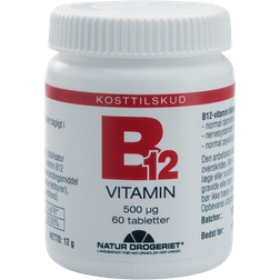 Natur Drogeriet Mega B12 Vitamin 500mg 60 stk
