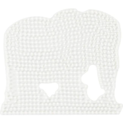 Hama Beads Midi Perleplade Elefant - Hvid, 1stk.