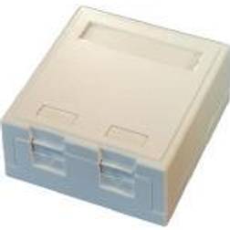 EFB Elektronik NORDIC Officebox for 2 Keystone Konnektor, hvid