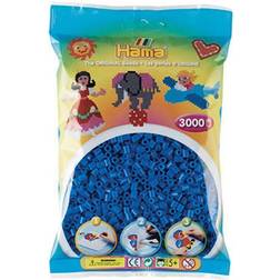 Hama Beads midi perler 3000stk blå