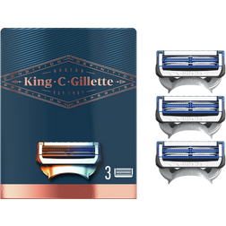 Gillette King C Neck Razor Blade 3-pack