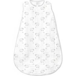 Swaddle Designs Sovepose fra Muslin zzZipMe Sack Little Lambs-6-12