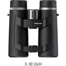 Minox X-HD 10x44, 10x, 4,4 cm, Vandfast, Sølv, Sort, 720 g
