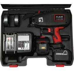 Flair bindemaskine FL-40RT/2 2x14,4V Li-Ion batterier, lader & 2 ruller tråd i plastkuffert