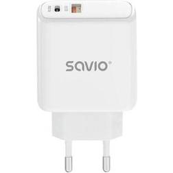 Savio LA-06 power adapter USB USB-C 30 Watt