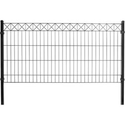 Hortus Panel Fence Pack with Deco "X" 4 Modules 200x100cm