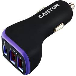 Canyon C-08. bilstrømsadapter USB, USB-C 18 Watt