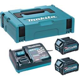 Makita Batteri 191J81-6; XGT; 40 V; 2x2,5 Ah; Li-ion lader koffert