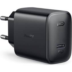 Aukey Hurtigoplader USB-C, PD, 20W Sort