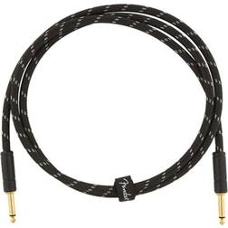 Fender Deluxe Series 5 foot Instrument Cable, Black