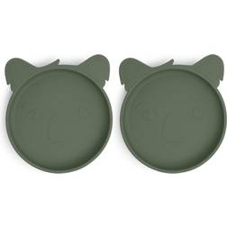 Nuuroo Akila silicone plate 2-pack Dusty green