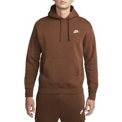 Nike Sportswear Club Fleece Pullover Hoodie - Cacao Wow/Cacao Wow/White